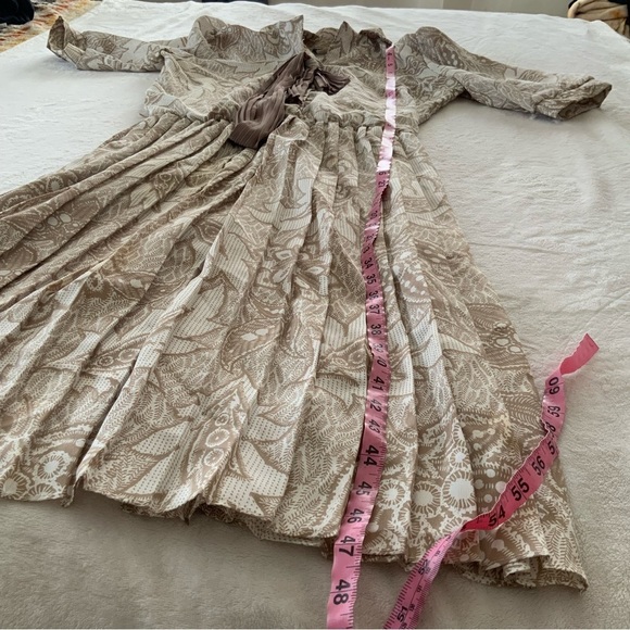 VINTAGE breli originals scarf front grandma dress - Picture 8 of 8